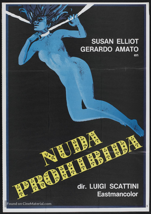 Blue Nude - Argentinian Theatrical movie poster