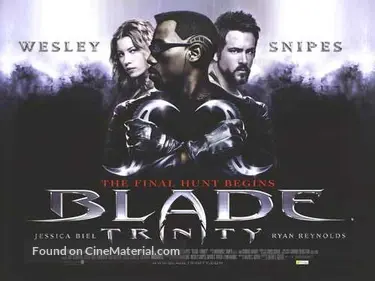 Blade: Trinity - British Movie Poster