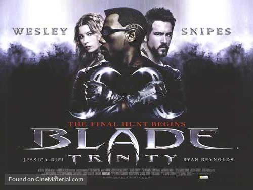 Blade: Trinity - British Movie Poster