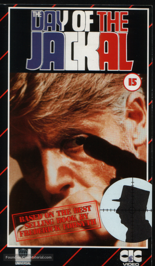 The Day of the Jackal - British VHS movie cover
