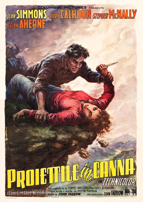 A Bullet Is Waiting - Italian Movie Poster