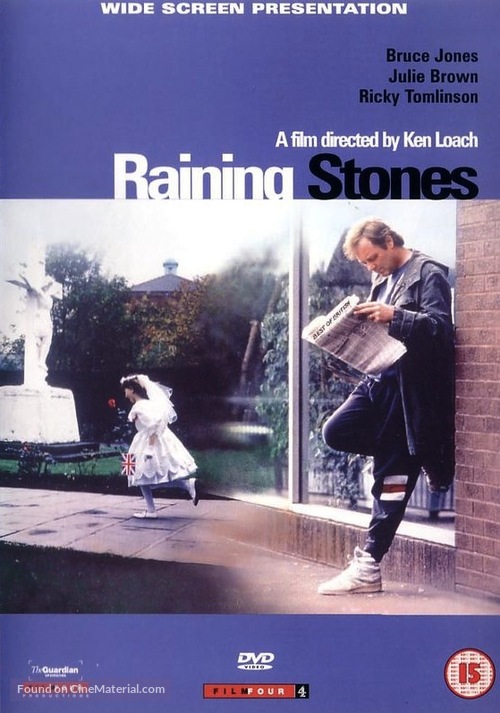 Raining Stones - British DVD movie cover