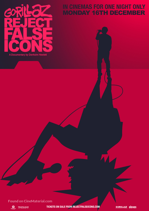 Gorillaz: Reject False Icons - British Movie Poster