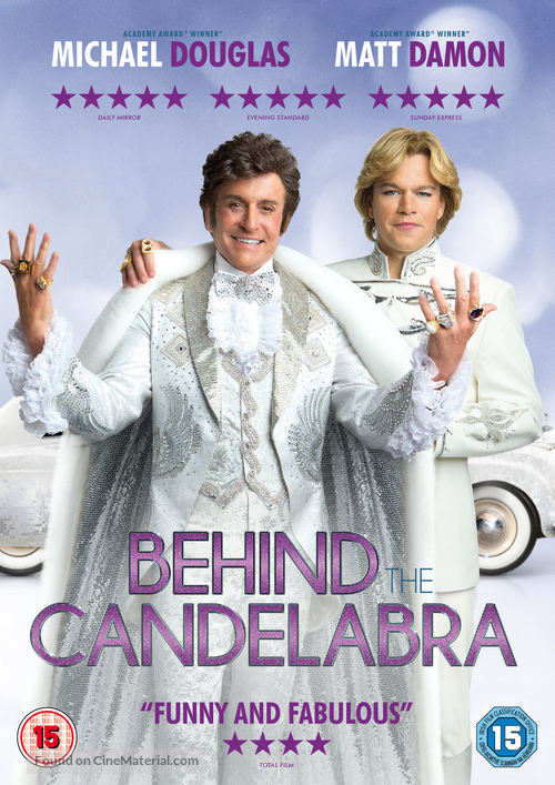 Behind the Candelabra - British DVD movie cover