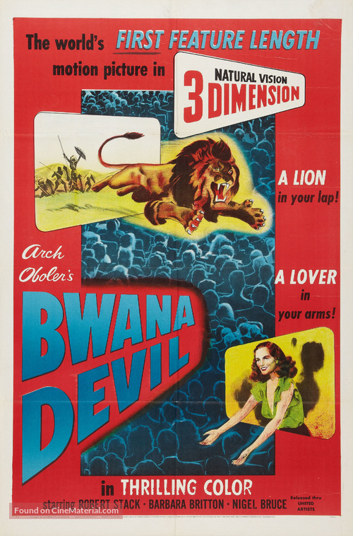 Bwana Devil - Movie Poster