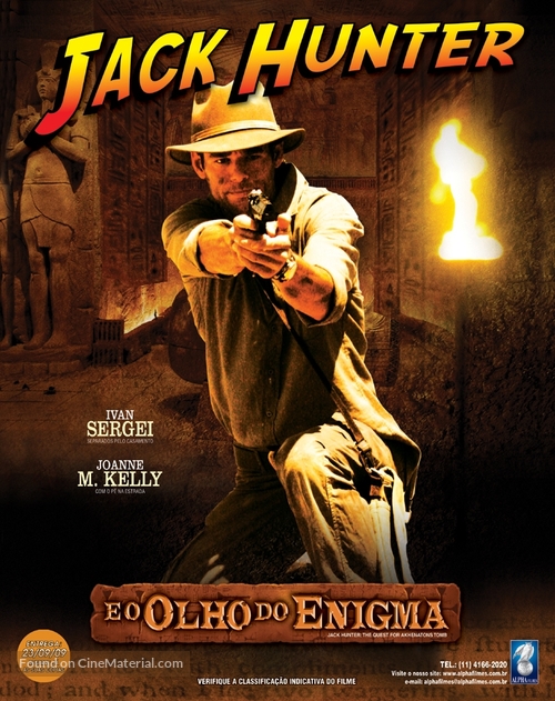 &quot;Jack Hunter and the Lost Treasure of Ugarit&quot; - Brazilian Movie Poster
