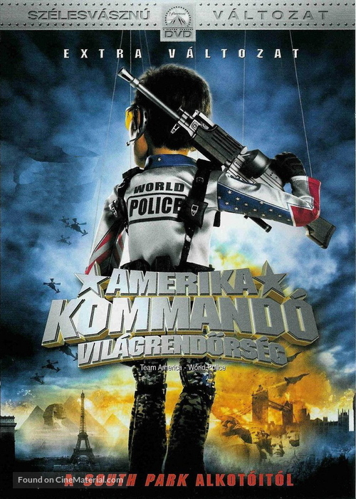 Team America: World Police - Hungarian DVD movie cover