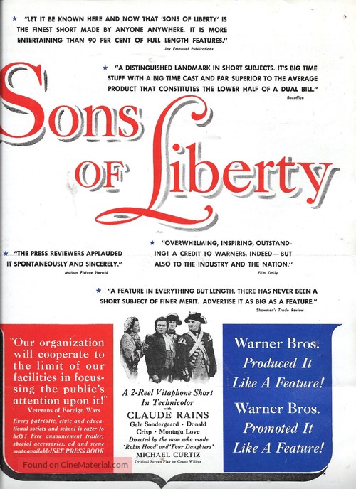 Sons of Liberty - Movie Poster