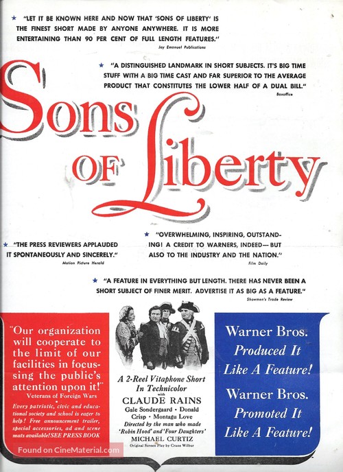 Sons of Liberty - Movie Poster