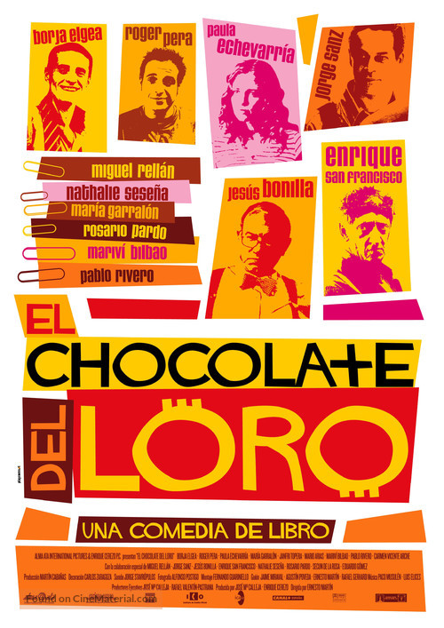 El chocolate del loro - Spanish Movie Poster