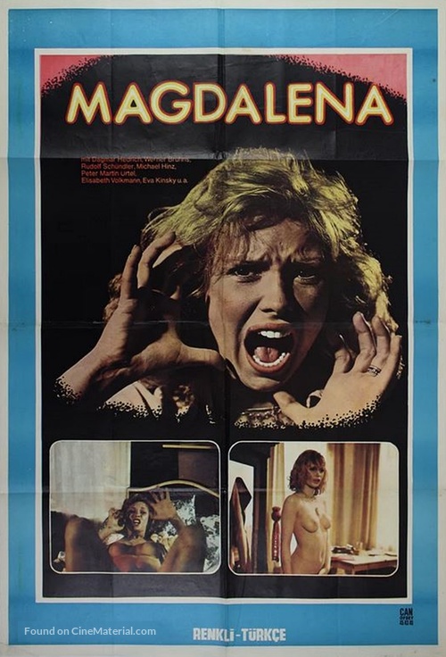 Magdalena, vom Teufel besessen - Turkish Movie Poster