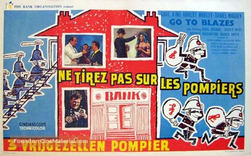 Go to Blazes - Belgian Movie Poster