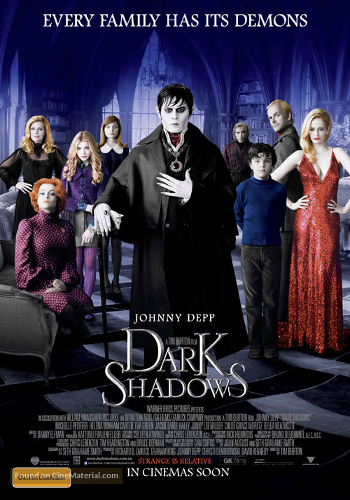 Dark Shadows - Australian Movie Poster