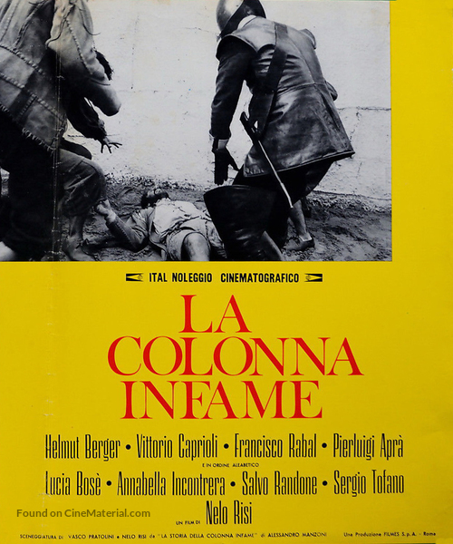 La colonna infame - Italian Movie Cover