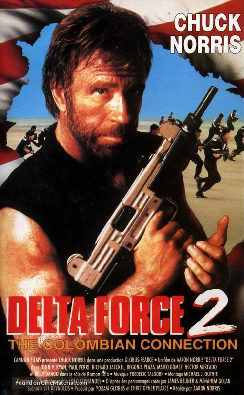 Delta Force 2 - French VHS movie cover