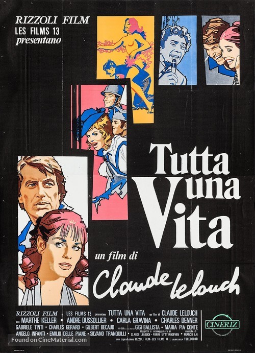 Toute une vie - Italian Movie Poster