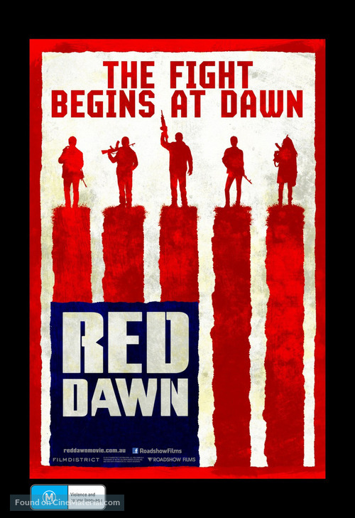 Red Dawn - Australian Movie Poster