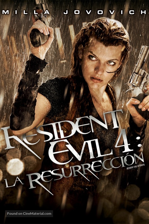 Resident Evil: Afterlife - Argentinian Movie Cover