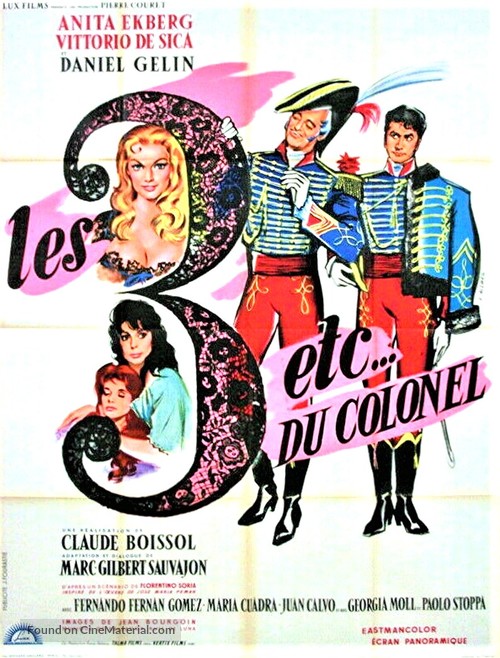 Le tre eccetera del colonnello - French Movie Poster