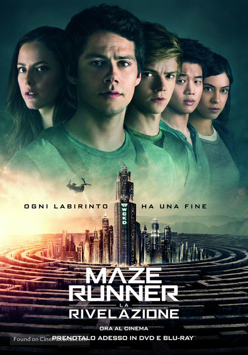 Maze Runner: The Death Cure - Italian Movie Poster