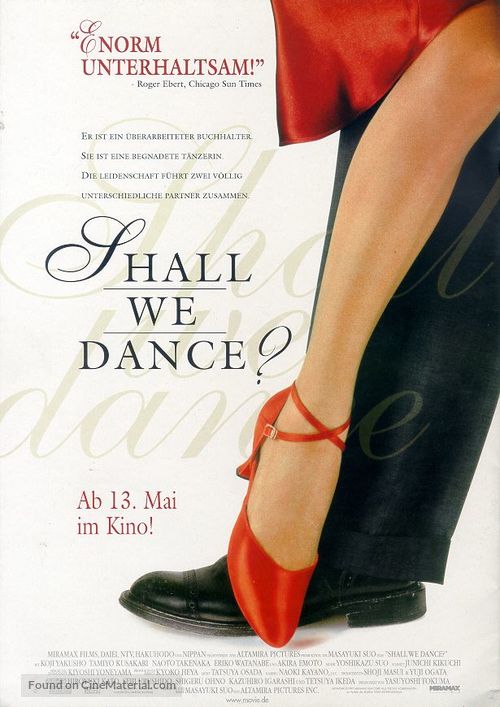 Shall we dansu? - German Movie Poster