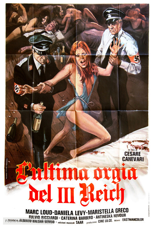 L&#039;ultima orgia del III Reich - Italian Movie Poster