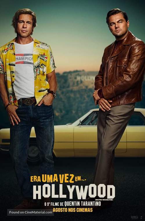 Once Upon a Time in Hollywood - Brazilian Movie Poster