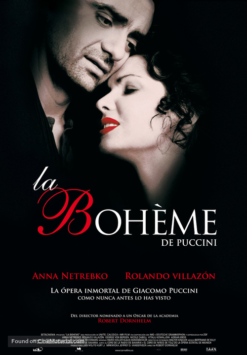 La Boh&egrave;me - Spanish Movie Poster