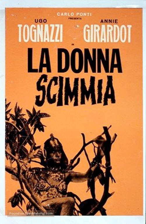 La donna scimmia - Italian Movie Poster
