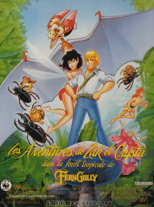 FernGully: The Last Rainforest - French Movie Poster