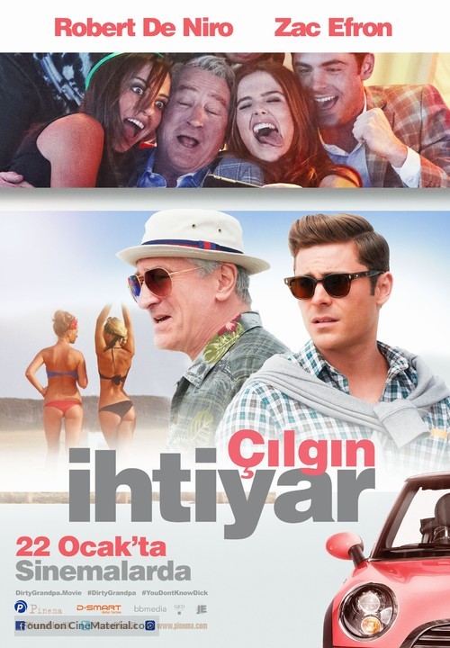 Dirty Grandpa - Turkish Movie Poster