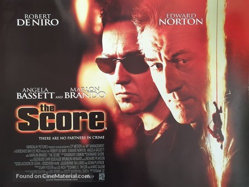 The Score - British Movie Poster