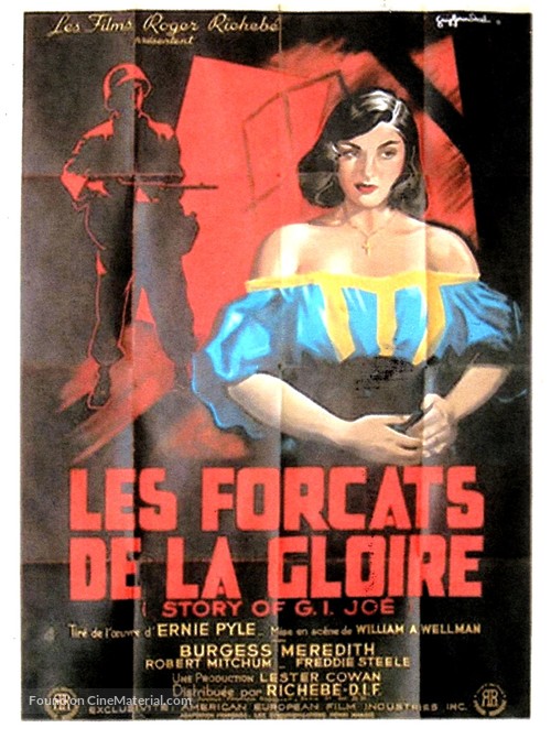 Story of G.I. Joe - French Movie Poster