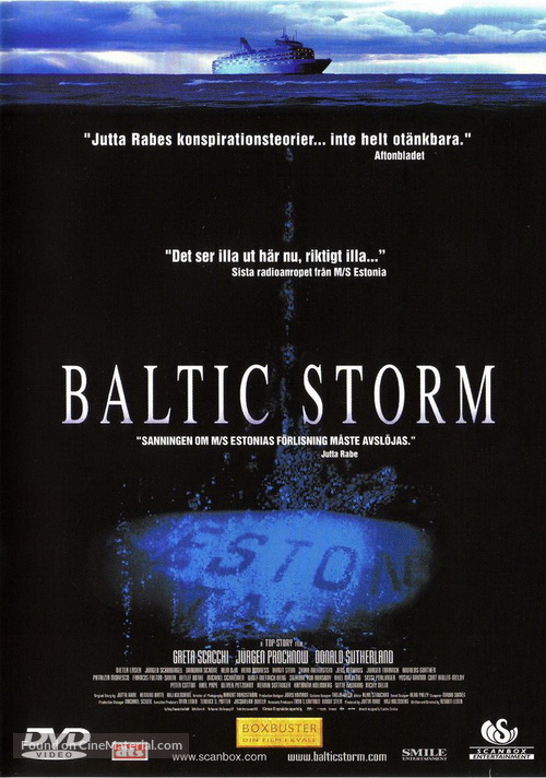 Baltic Storm - Swedish DVD movie cover