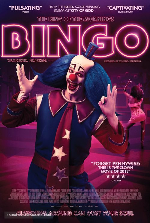 Bingo: O Rei das Manh&atilde;s - British Movie Poster
