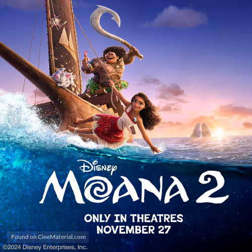 Moana 2 - Canadian Movie Poster