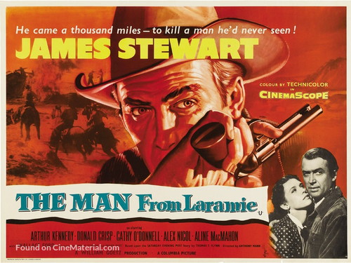 The Man from Laramie - British Movie Poster