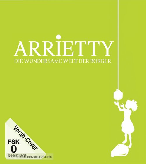 Kari-gurashi no Arietti - German Blu-Ray movie cover