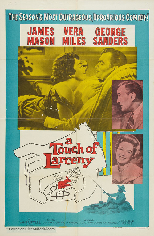 A Touch of Larceny - Movie Poster