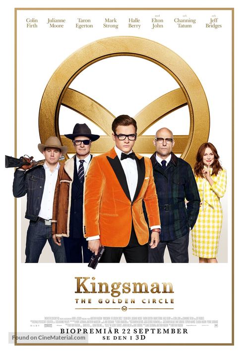 Kingsman: The Golden Circle - Swedish Movie Poster