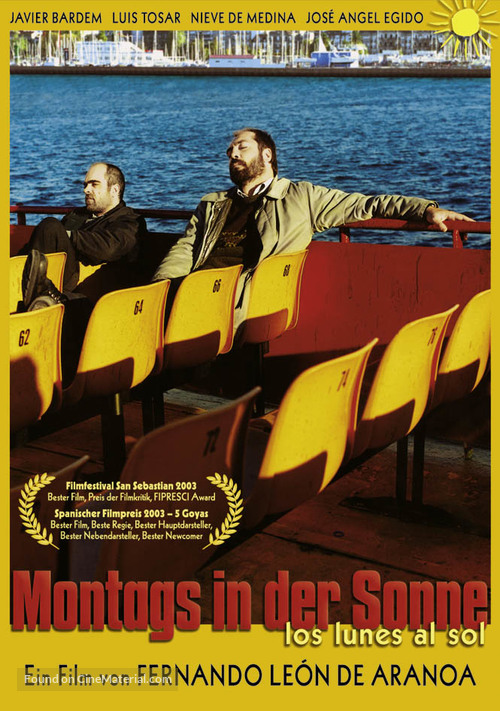 Los lunes al sol - German DVD movie cover