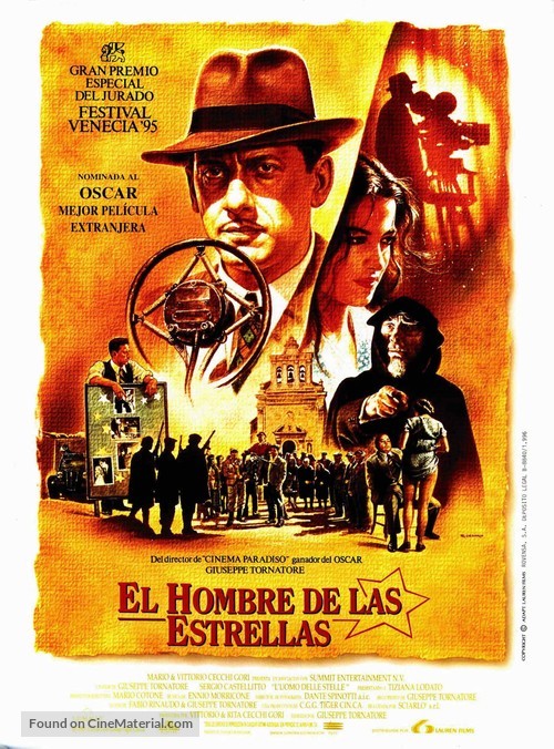 Uomo delle stelle, L&#039; - Spanish Movie Poster