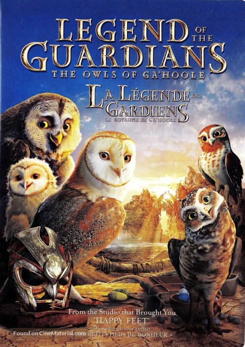 Legend of the Guardians: The Owls of Ga&#039;Hoole - Canadian DVD movie cover
