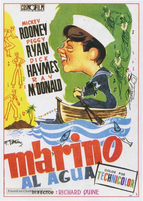 All Ashore - Spanish Movie Poster