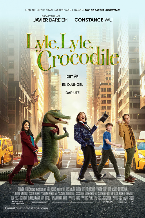 Lyle, Lyle, Crocodile - Swedish Movie Poster
