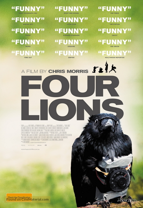 Four Lions - Australian Movie Poster