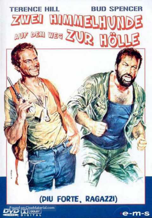 Pi&ugrave; forte, ragazzi! - German DVD movie cover