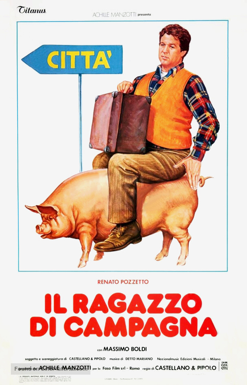 Il ragazzo di campagna - Italian Movie Poster