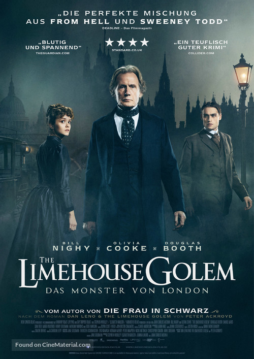 The Limehouse Golem - German Movie Poster