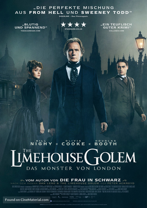 The Limehouse Golem - German Movie Poster